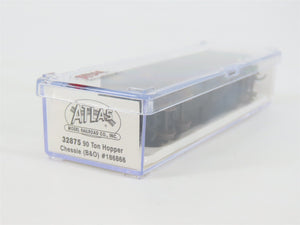 N Scale Atlas 32875 B&O Chessie System 3-Bay Open Hopper #186866 w/ Load