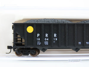 N Scale Atlas 32764 PRR Pennsylvania Railroad 3-Bay Open Hopper #180419 w/ Load