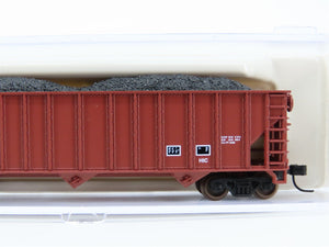 N Scale Atlas 32773 CR Conrail Railroad 3-Bay Open Hopper #490437 w/ Load