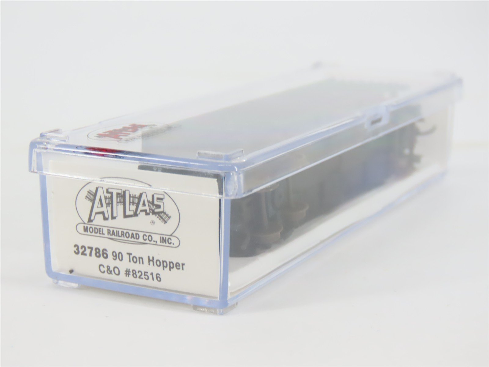 N Scale Atlas 32786 C&O Chesapeake & Ohio 3-Bay Open Hopper #82516 w/ Load