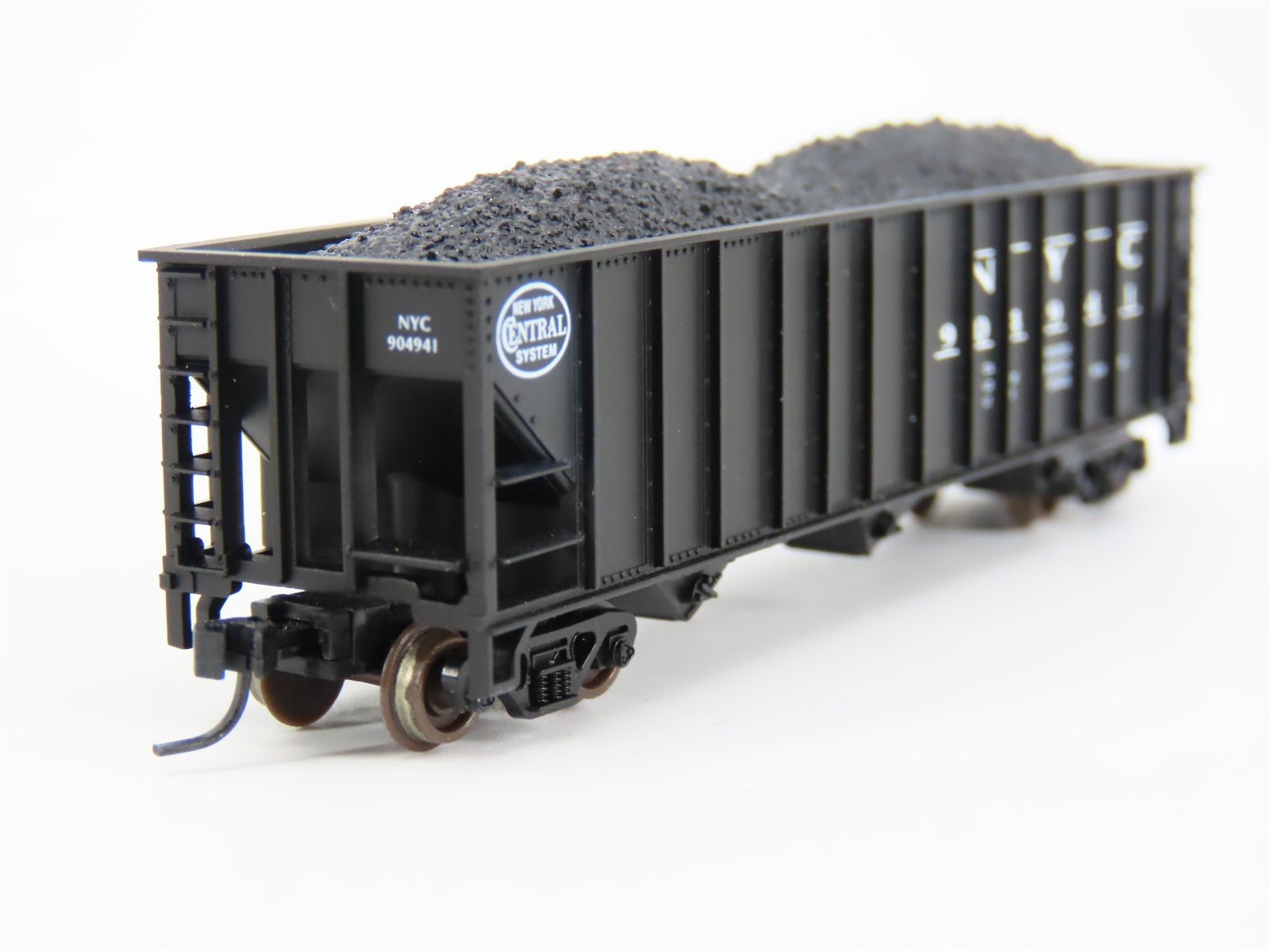 N Scale Atlas 32794 NYC New York Central 3-Bay Open Hopper #904941 w/ Load