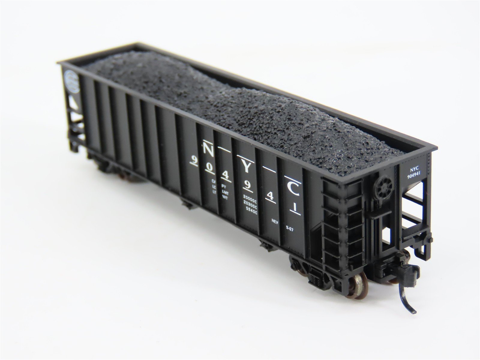 N Scale Atlas 32794 NYC New York Central 3-Bay Open Hopper #904941 w/ Load