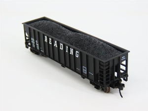 N Scale Atlas 32746 RDG Reading Railroad 3-Bay Open Hopper #41764 w/ Load