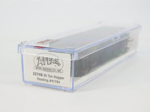 N Scale Atlas 32746 RDG Reading Railroad 3-Bay Open Hopper #41764 w/ Load