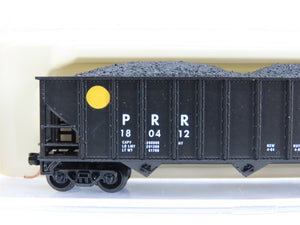 N Scale Atlas 32761 PRR Pennsylvania Railroad 3-Bay Open Hopper #180412 w/ Load