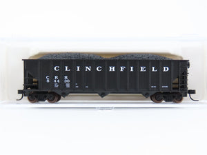 N Scale Atlas 32756 CRR Clinchfield Railroad 3-Bay Open Hopper #54430 w/ Load