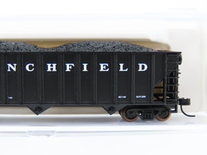 N Scale Atlas 32756 CRR Clinchfield Railroad 3-Bay Open Hopper #54430 w/ Load