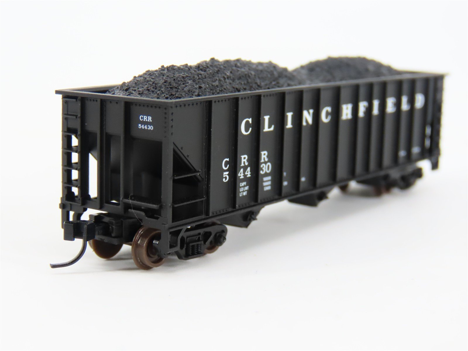 N Scale Atlas 32756 CRR Clinchfield Railroad 3-Bay Open Hopper #54430 w/ Load