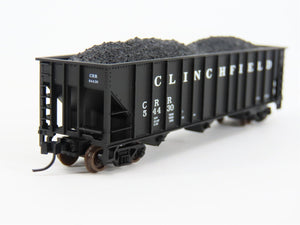 N Scale Atlas 32756 CRR Clinchfield Railroad 3-Bay Open Hopper #54430 w/ Load