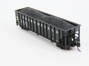 N Scale Atlas 32756 CRR Clinchfield Railroad 3-Bay Open Hopper #54430 w/ Load