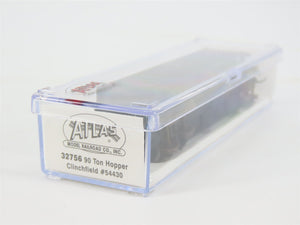 N Scale Atlas 32756 CRR Clinchfield Railroad 3-Bay Open Hopper #54430 w/ Load
