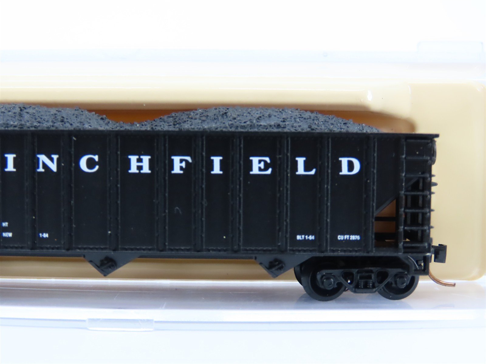 N Scale Atlas 32751 CRR Clinchfield Railroad 3-Bay Open Hopper #54332 w/ Load