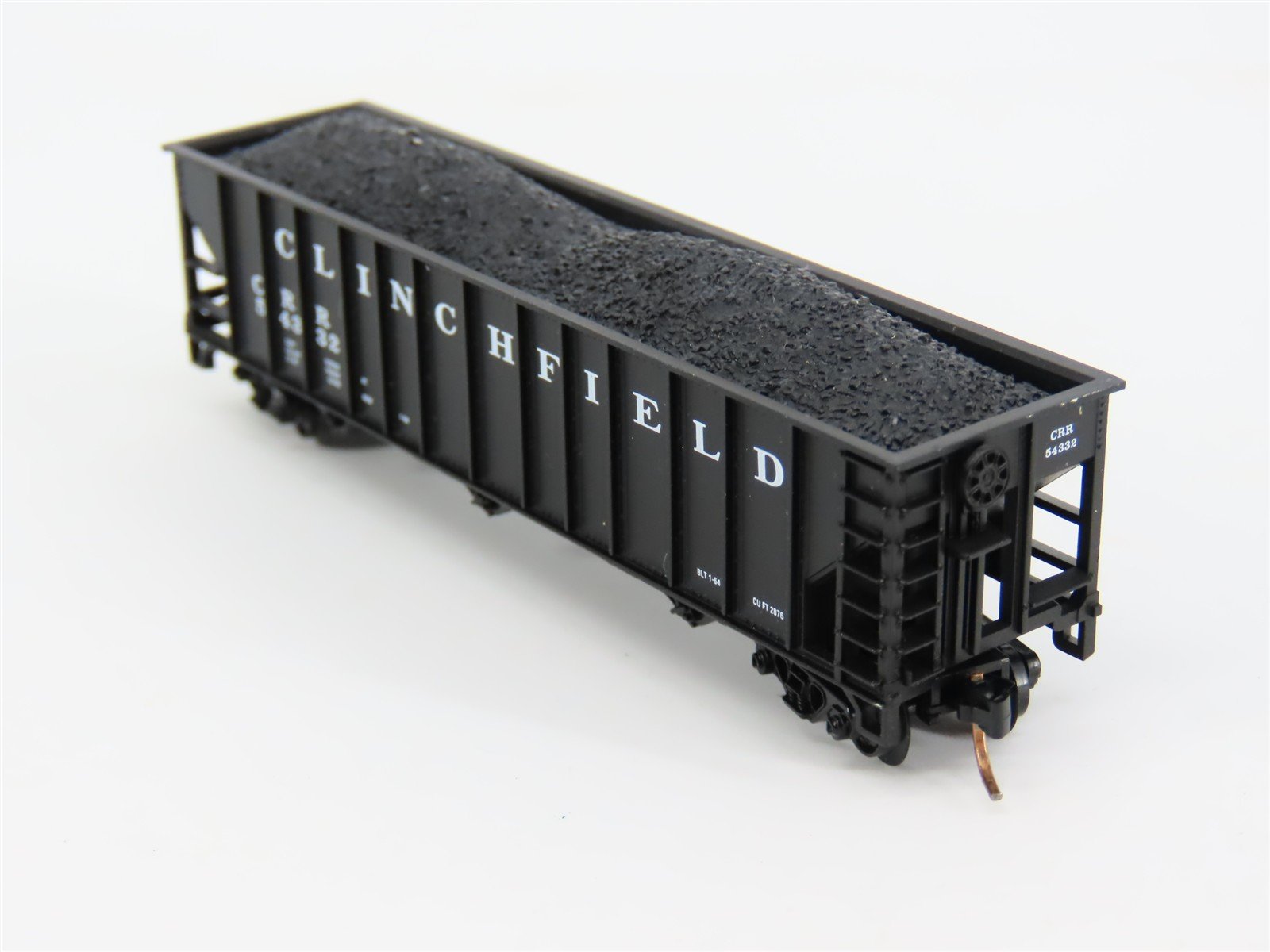 N Scale Atlas 32751 CRR Clinchfield Railroad 3-Bay Open Hopper #54332 w/ Load