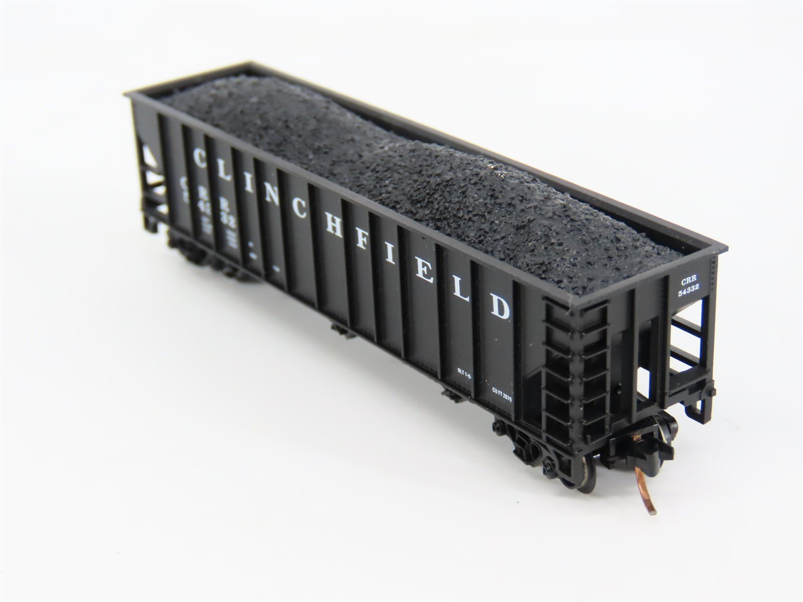 N Scale Atlas 32751 CRR Clinchfield Railroad 3-Bay Open Hopper #54332 w/ Load