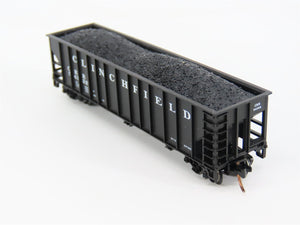 N Scale Atlas 32751 CRR Clinchfield Railroad 3-Bay Open Hopper #54332 w/ Load