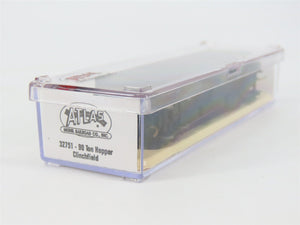 N Scale Atlas 32751 CRR Clinchfield Railroad 3-Bay Open Hopper #54332 w/ Load