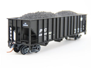 N Scale Atlas 32921 PC Penn Central Railroad 3-Bay Open Hopper #480552 w/ Load
