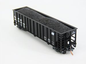 N Scale Atlas 32921 PC Penn Central Railroad 3-Bay Open Hopper #480552 w/ Load