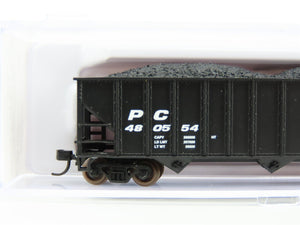 N Scale Atlas 32924 PC Penn Central Railroad 3-Bay Open Hopper #480554 w/ Load
