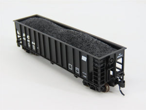 N Scale Atlas 32924 PC Penn Central Railroad 3-Bay Open Hopper #480554 w/ Load