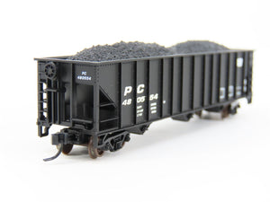 N Scale Atlas 32924 PC Penn Central Railroad 3-Bay Open Hopper #480554 w/ Load