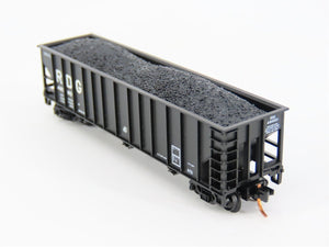 N Scale Atlas 32981 RDG Reading Railroad 3-Bay Open Hopper #483851 w/ Load