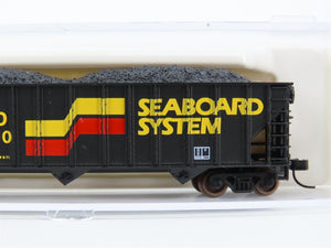 N Scale Atlas 32993 SBD Seaboard System 3-Bay Open Hopper #341490 w/ Load