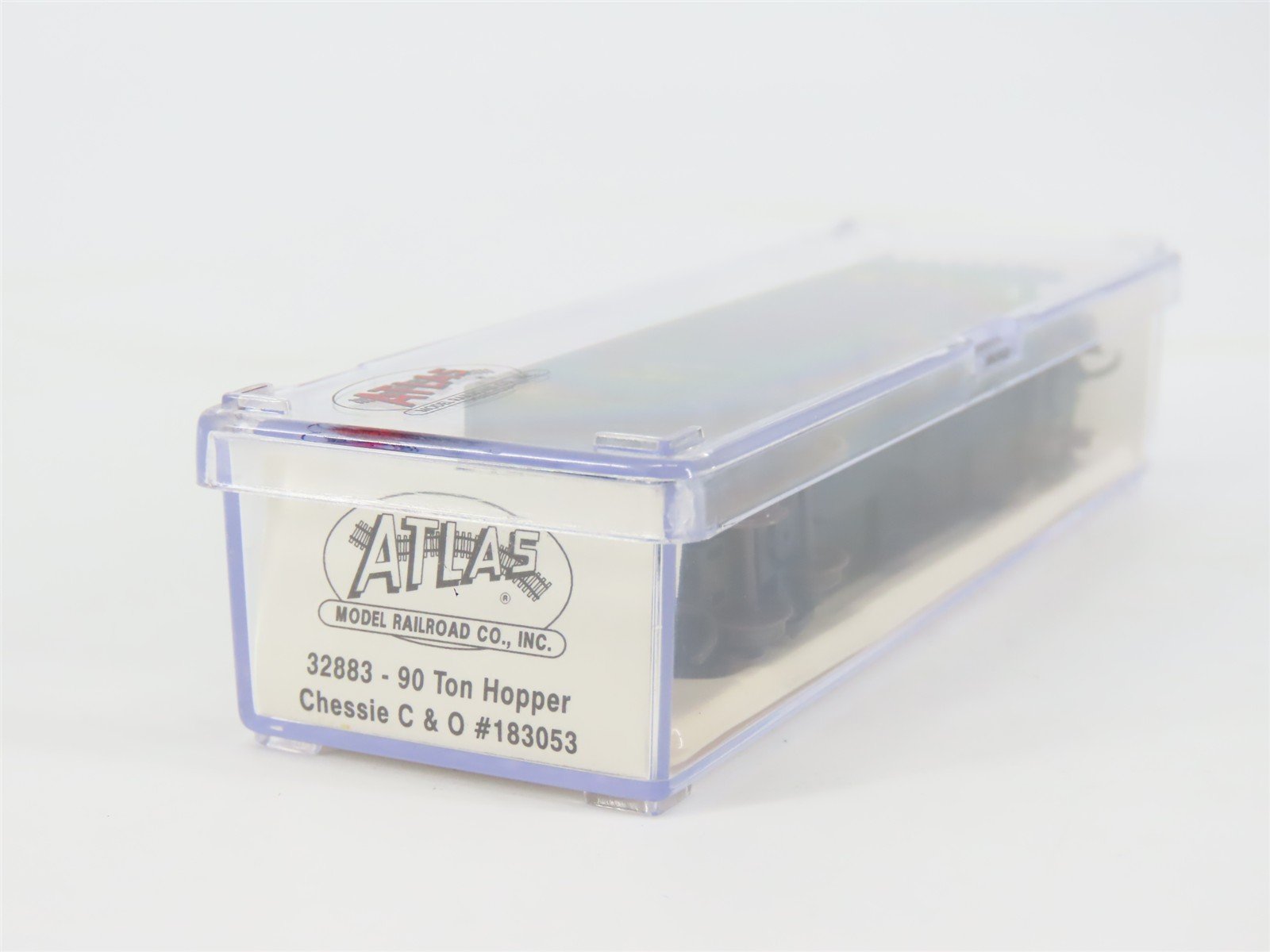 N Scale Atlas 32883 C&O Chessie System 3-Bay Open Hopper #183053 w/ Load