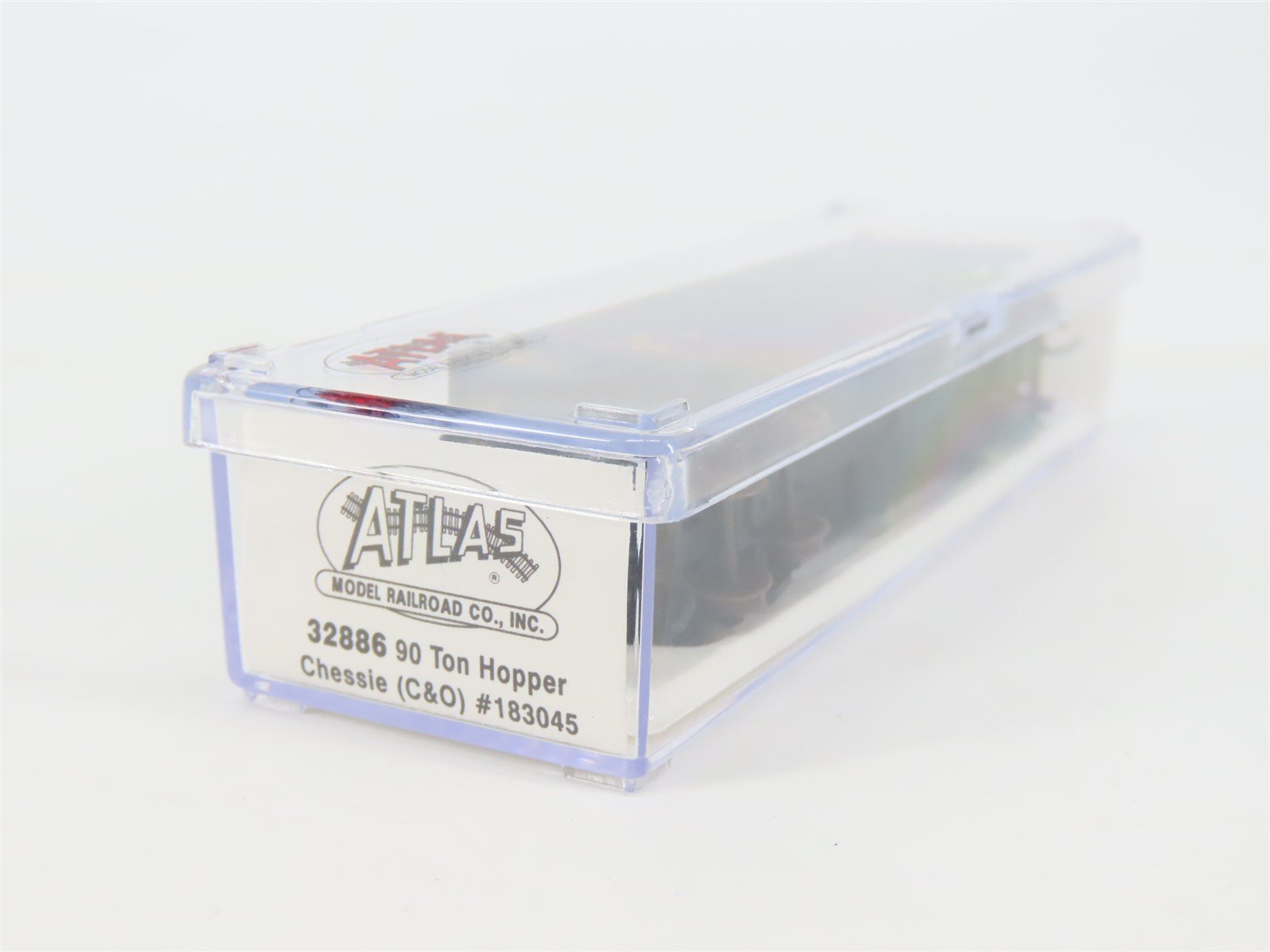 N Scale Atlas 32886 C&O Chessie System 3-Bay Open Hopper #183045 w/ Load