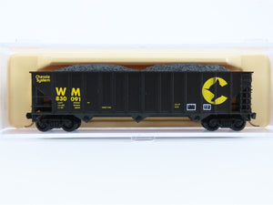 N Scale Atlas 32891 WM Chessie System 3-Bay Open Hopper #830091 w/ Load