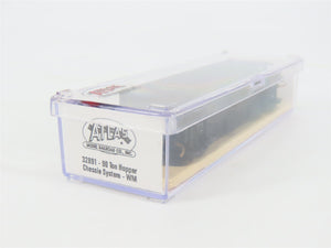 N Scale Atlas 32891 WM Chessie System 3-Bay Open Hopper #830091 w/ Load