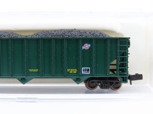 N Scale Atlas 3293 CNW Chicago & North Western 3-Bay Open Hopper #135836 w/ Load