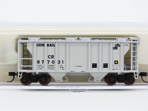 N Scale Atlas 31891 CR Conrail Railroad 2-Bay Covered Hopper #877031