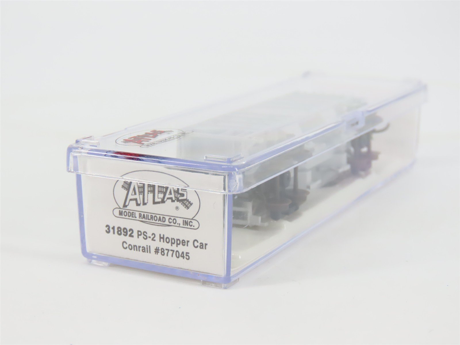 N Scale Atlas 31892 CR Conrail Railroad 2-Bay Covered Hopper #877045