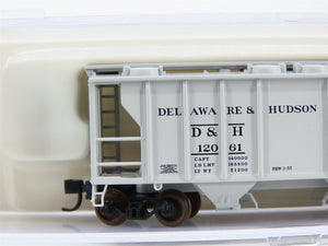 N Scale Atlas 31911 D&H Delaware & Hudson Railroad 2-Bay Covered Hopper #12061
