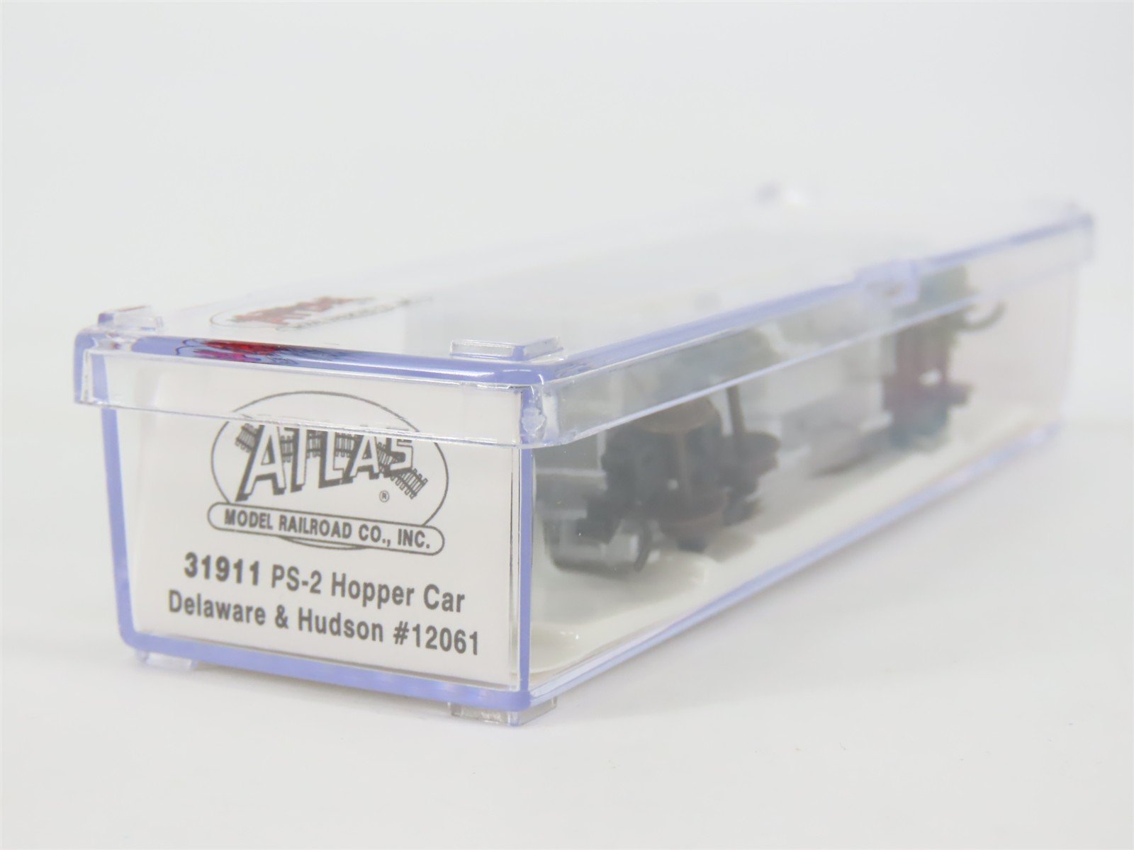 N Scale Atlas 31911 D&H Delaware & Hudson Railroad 2-Bay Covered Hopper #12061
