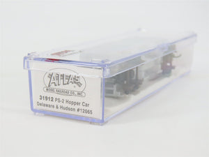 N Scale Atlas 31912 D&H Delaware & Hudson Railroad 2-Bay Covered Hopper #12065
