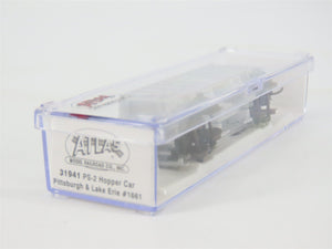 N Scale Atlas 31941 P&LE Pittsburgh & Lake Erie 2-Bay Covered Hopper #1661
