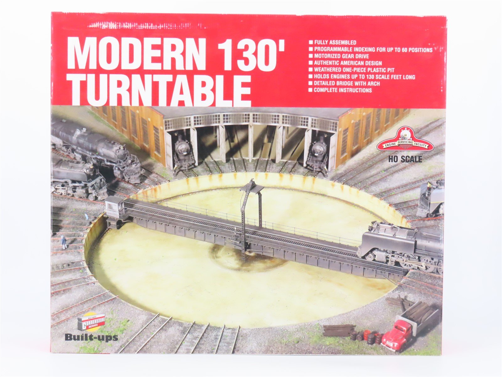 HO Scale Walthers Cornerstone 933-2829 Modern 130' Turntable