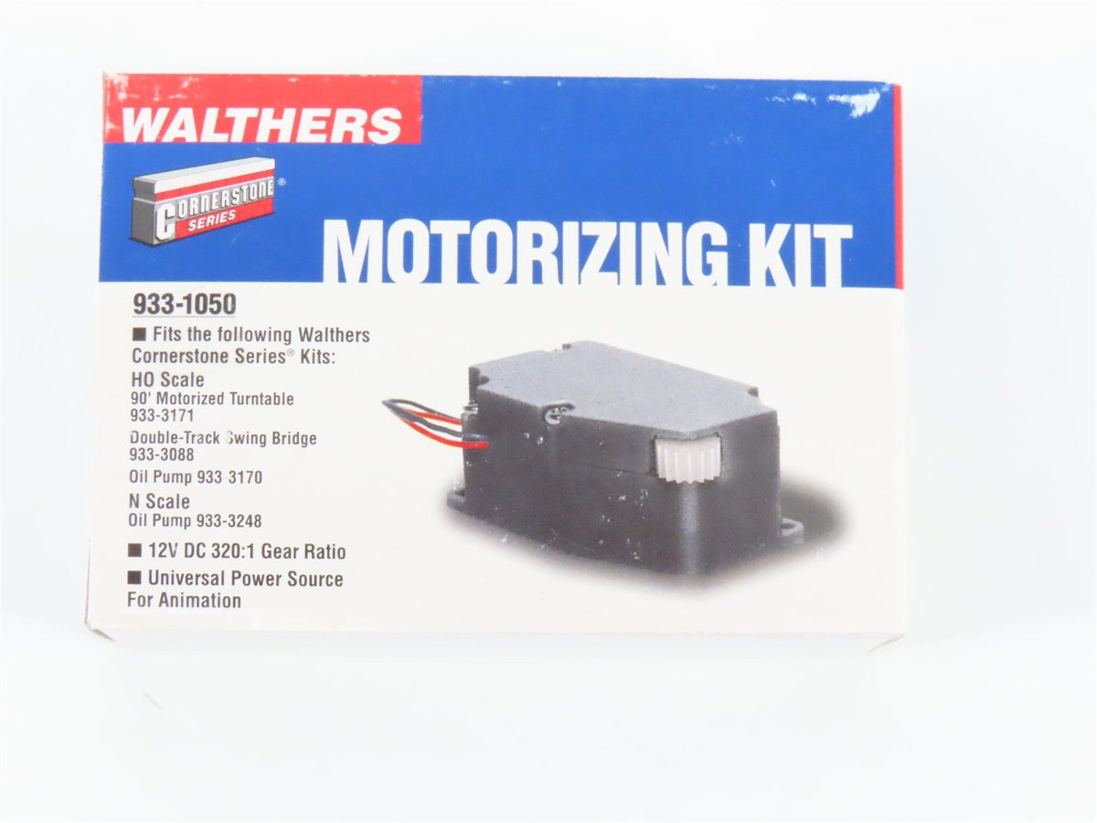 HO &amp; N Scale Walthers Cornerstone 933-1050 Motorizing Kit for Animation - Sealed