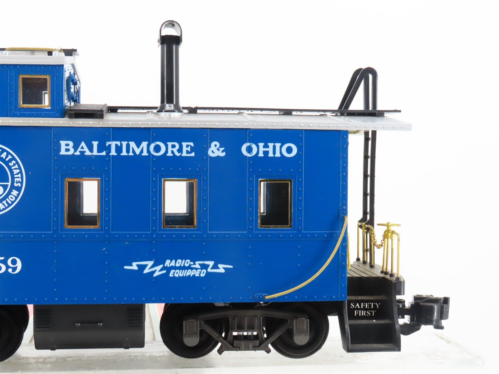 G Scale Railway Express Agency REA-42159 B&O Baltimore & Ohio Caboose #42159