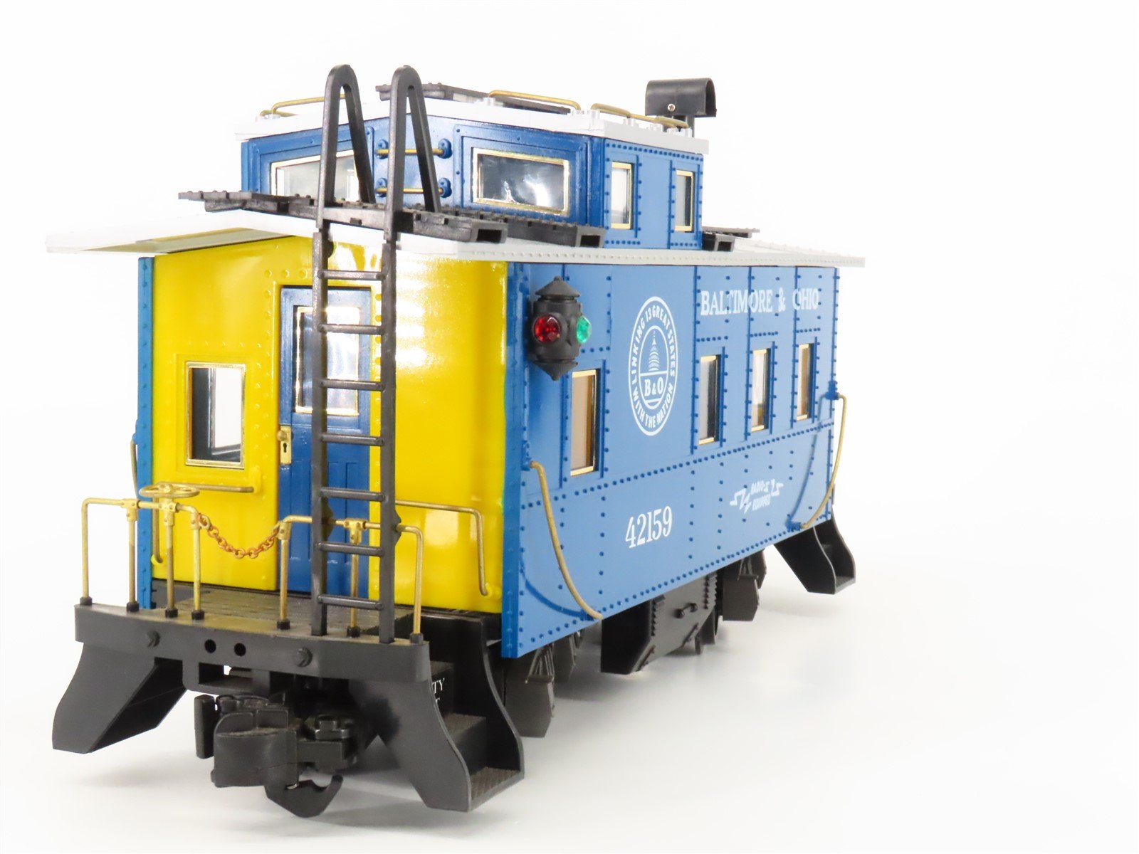 G Scale Railway Express Agency REA-42159 B&O Baltimore & Ohio Caboose #42159