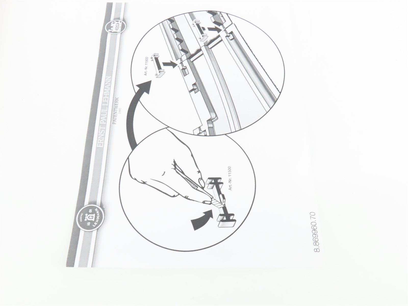 G Scale LGB 61605 Roadbed for #16050 Switch R3 22,5 Track ROADBED ONLY