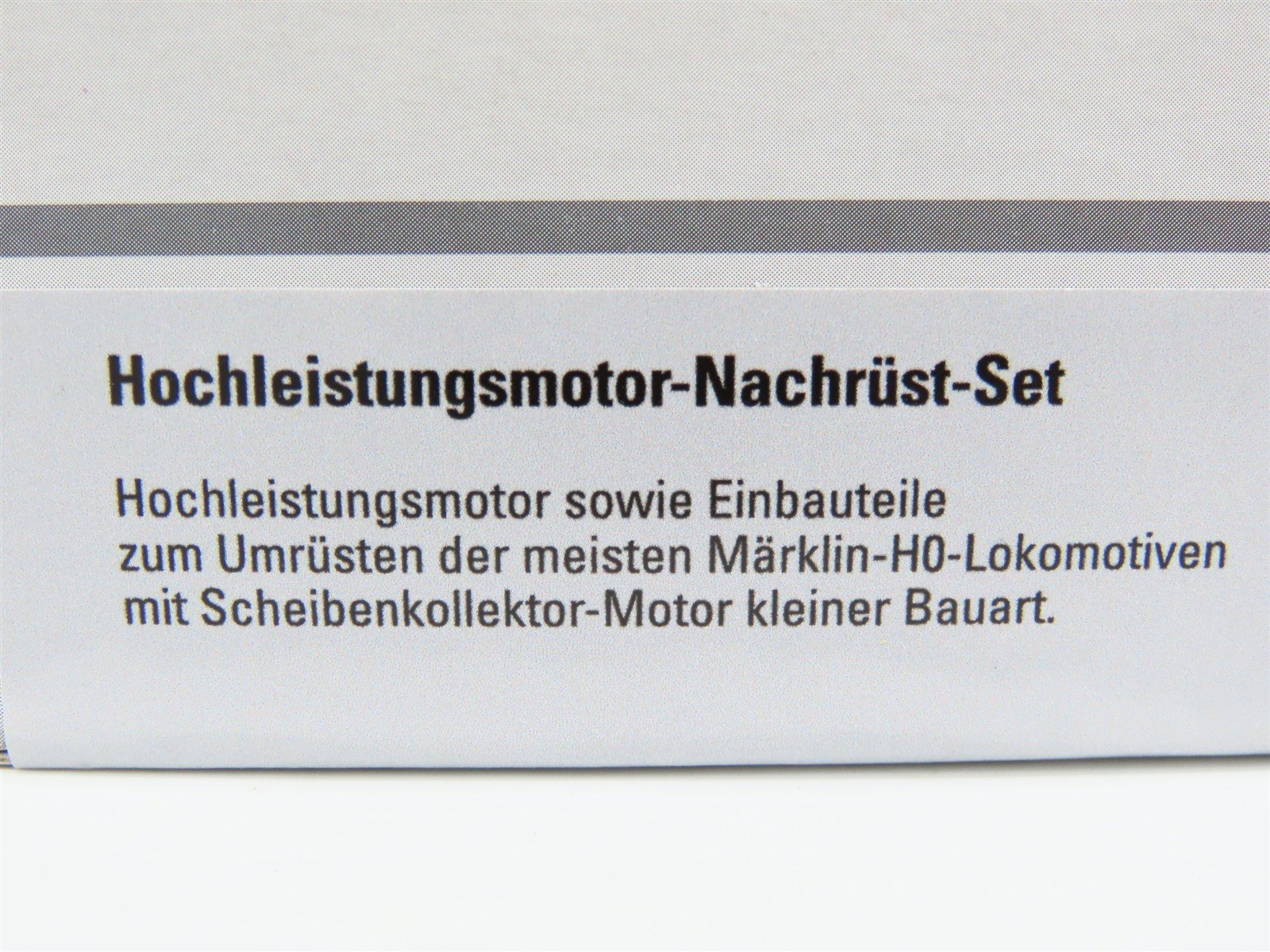 HO Scale Marklin Digital Kit #60943 High-Efficiency Motor Upgrade Set - SEALED