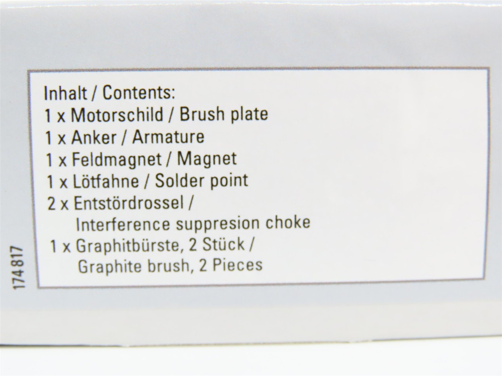 HO Scale Marklin Digital Kit #60943 High-Efficiency Motor Upgrade Set - SEALED