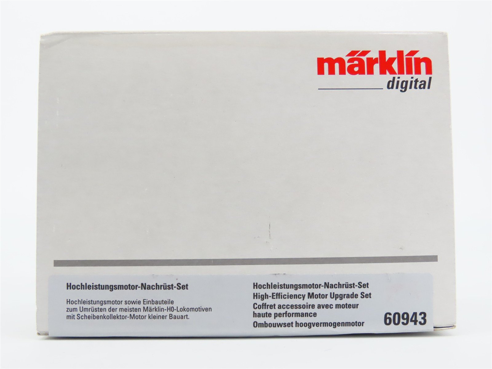 HO Scale Marklin Digital Kit #60943 High-Efficiency Motor Upgrade Set - SEALED