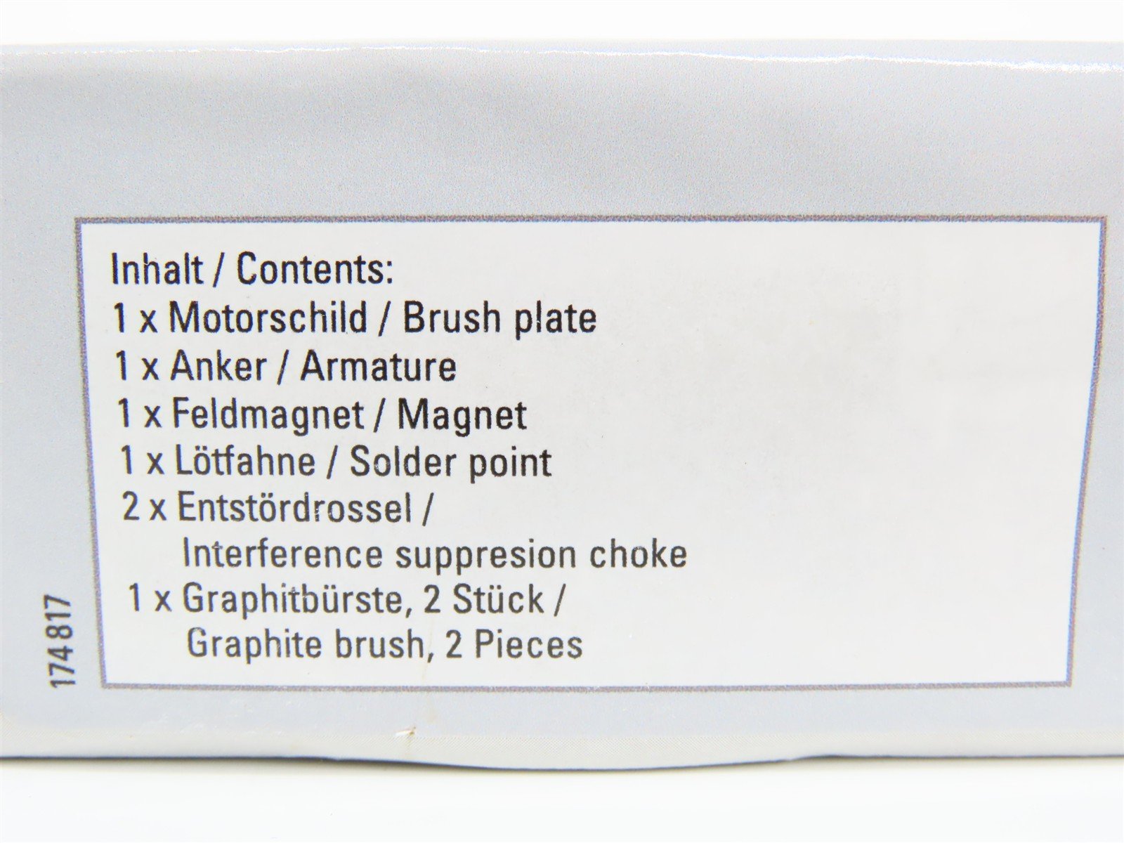 HO Scale Marklin Digital Kit #60943 High-Efficiency Motor Upgrade Set - SEALED