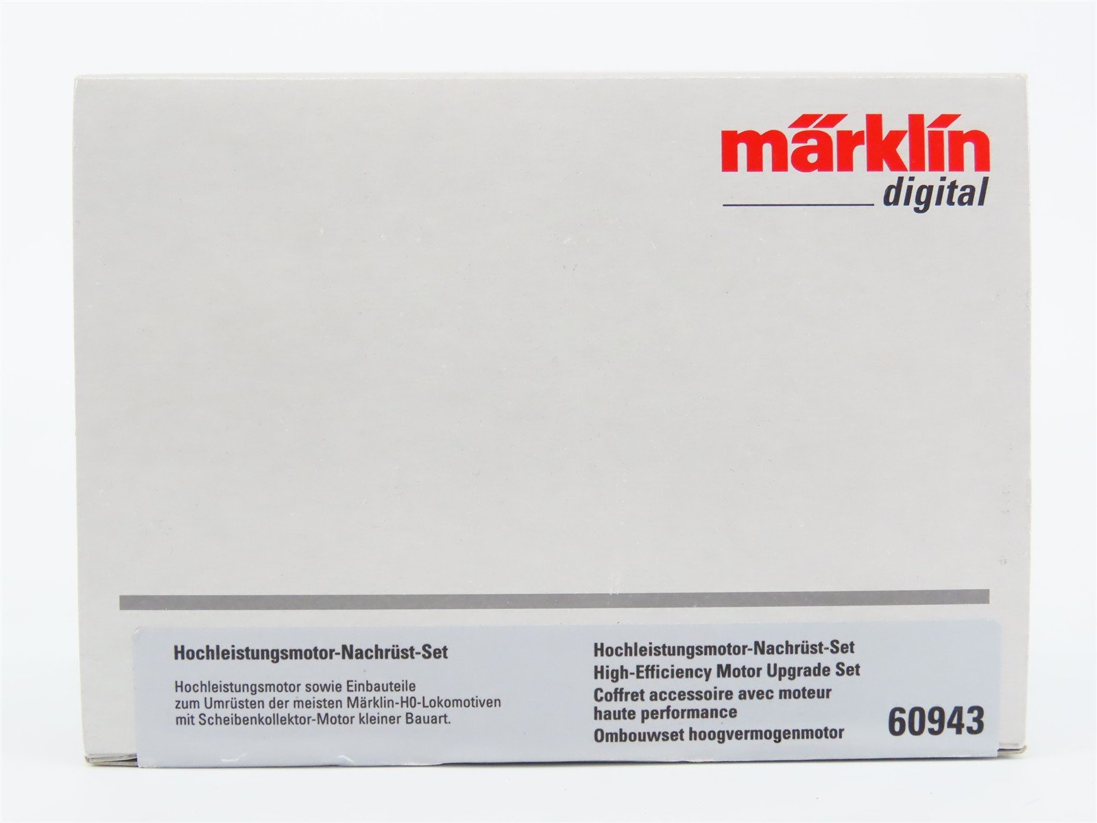 HO Scale Marklin Digital Kit #60943 High-Efficiency Motor Upgrade Set - SEALED