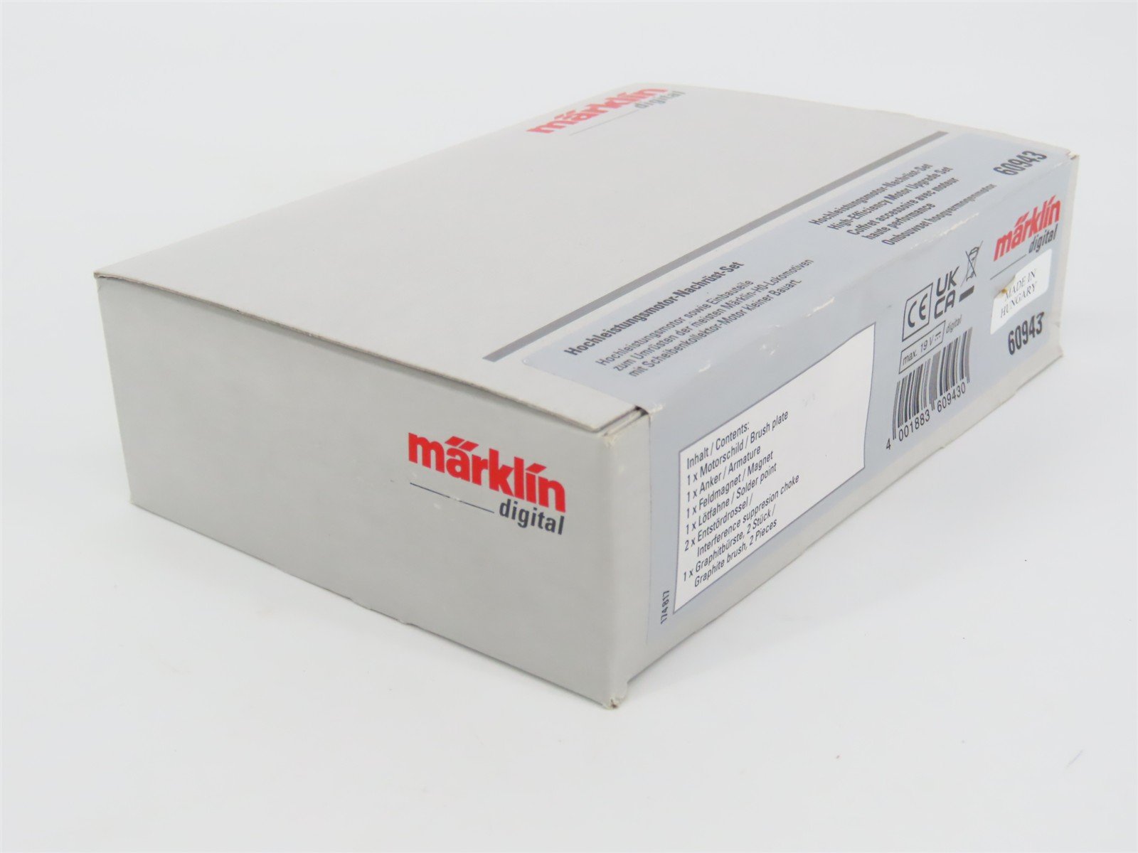 HO Scale Marklin Digital Kit #60943 High-Efficiency Motor Upgrade Set - SEALED