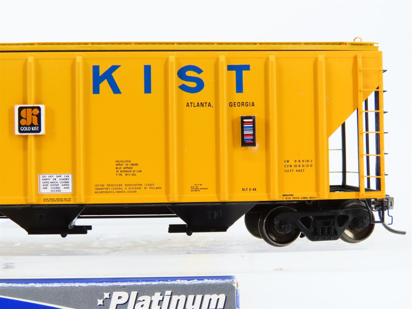 HO ExactRail EP-80193-1 TLDX Gold Kist PS2-CD 4427 3-Bay Covered Hopper #5618